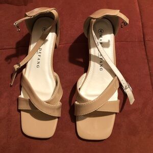 Nude block heel Marc Defang sandals